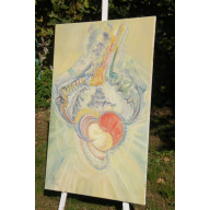 Fasolka, dziecko, embrion, 80x120, 2025