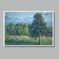 Dekoracyjny plakat Na polach o wymiarach 29,7 x 21 cm.