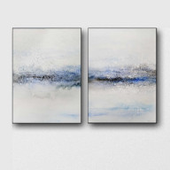 Dwa pejzaże- dwie akwarele każda formatu 32/24 cm