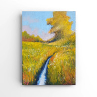 Pejzaż - rysunek pastelami