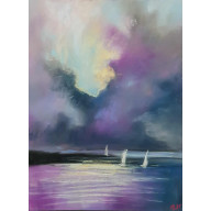 Morze - rysunek pastelami