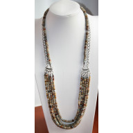 Nszyjnik z jaspisu aqua terra