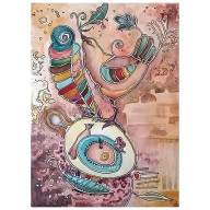 Co było pierwsze - akwarela