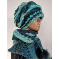 Czapka plus szal-chusta