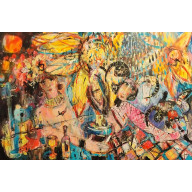 Uczta w słonecznikach z faunami.....