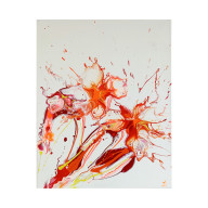 Pomarańczowe Kwiaty II