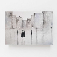 Miasto 2 - akwarela formatu A5