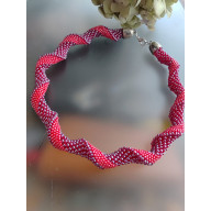 NASZYJNIK TWISTED RED