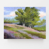 DRZEWA - RYSUNEK PASTELAMI