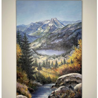 Złota jesień w górach.