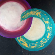 Słońce i Księżyc 80x80 Abstrakcja