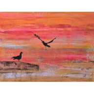 NASZE RANDEZ-VOUS, OBRAZ AKRYLOWY NA PŁÓTNIE, 30X40X1CM