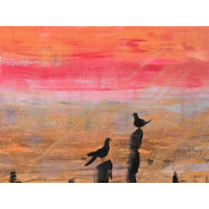 NASZE RANDEZ-VOUS, OBRAZ AKRYLOWY NA PŁÓTNIE, 30X40X1CM