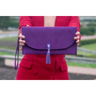 FIOLETOWA KOPERTÓWKA, ŚLIWKOWA TOREBKA, FIOLET KOPERTÓWKA