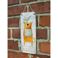 Deseczka z sentencją - Zasypiaj z marzeniami. Budź się z planami