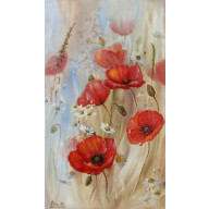 Zapach Lata, ręcznie malowany olejny