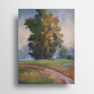 DRZEWO - RYSUNEK PASTELAMI