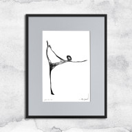 Oprawiona grafika JOGA - nr 147