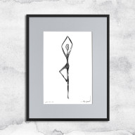 Oprawiona grafika JOGA - nr 146