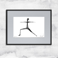 Oprawiona grafika JOGA - nr 145