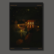 Dom pod gwiazdami. Plakat o wymiarach 21x29,7 cm A4