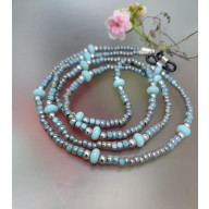 NASZYJNIK ŁAŃCUSZEK DO OKULARÓW Z KORALIKÓW 25.157