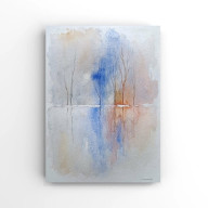 Pejzaż- akwarela formatu 32/24 cm