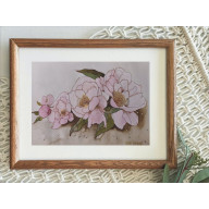 Akwarela Akwarelka Obraz pt: Peonie