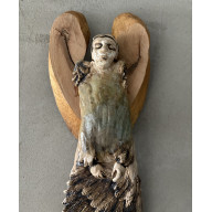 Anioł ceramiczny na ścianę