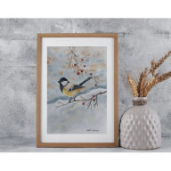 Akwarela Akwarelka Obraz pt: Sikorka