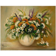 POLNE KWIATY OBRAZ OLEJNY 40CM-50CM