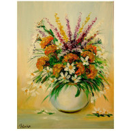 POLNE KWIATY OBRAZ OLEJNY 40CM-30CM