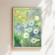 Akwarela A4. Dmuchawce