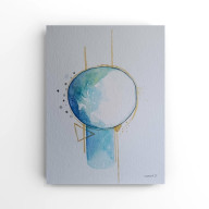 Abstrakcja- akwarela formatu 32/24 cm