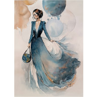 POTĘGA WE MNIE, AKWARELA 24X32 CM