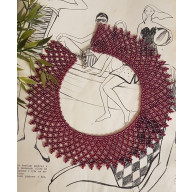 NASZYJNIK KRYWULKA CZERWONA OPALIZOWANA LICYNIA NASZ20 -35