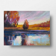 PEJZAŻ -RYSUNEK PASTELE