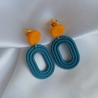 NIRA I - KOLCZYKI Z GLINY POLIMEROWEJ.