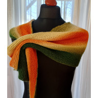 Asymetryczna chusta strzałka