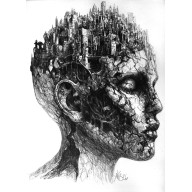 JAK W PRZEBUDZENIACH JAK W SNACH - RYSUNEK PIÓRKIEM