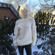 SWETER - KOLOROWE RÓŻE