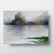 PEJZAŻ - AKWARELA 18/25 CM