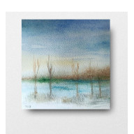 PEJZAŻ- AKWARELA 15/15 CM