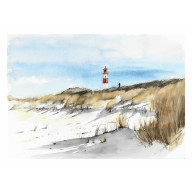 LATARNIA MORSKA - AKWARELA