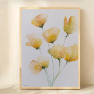 KWIATY- AKWARELA 32/24 CM