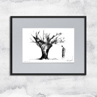 GRAFIKA OPRAWIONA W RAMĘ - 134