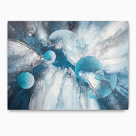 COSMIC BLUE - ABSTRAKCJA 50X70