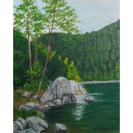 WYPRZEDAŻ KOLEKCJI - ZESTAW RĘCZNIE MALOWANYCH OBRAZÓW - CUDNA WIOSNA - 2X 30X24CM