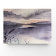 PEJZAŻ- AKWARELA FORMATU 18/24 CM