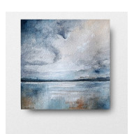 PEJZAŻ- AKWARELA FORMATU 20/20 CM